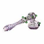 6" Swirl Color Hammer Bubbler