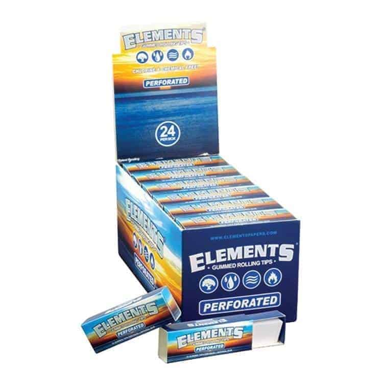 Elements Perforated Rolling Tips - Gummed
