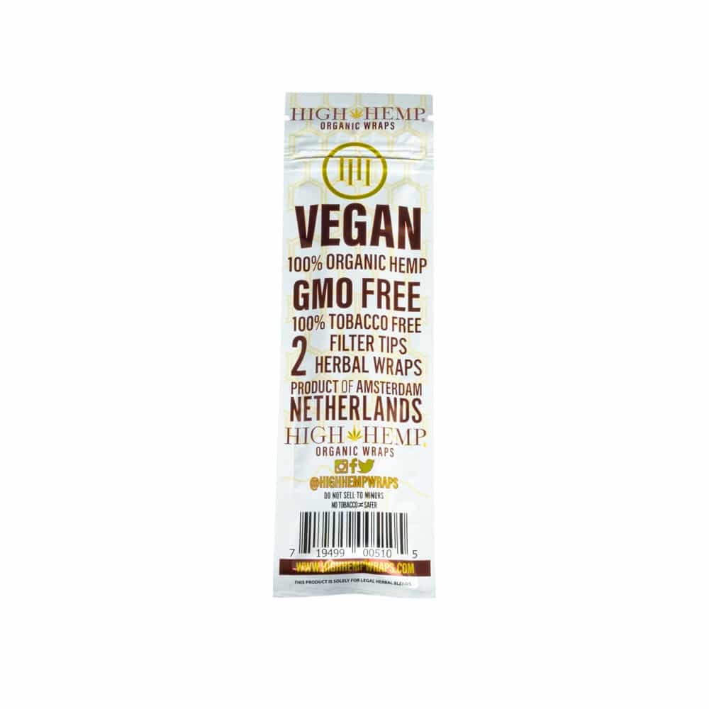 Organic Flavored Herbal Wraps 6/2ct Packs/w filter tips HONEY POT SWIRL