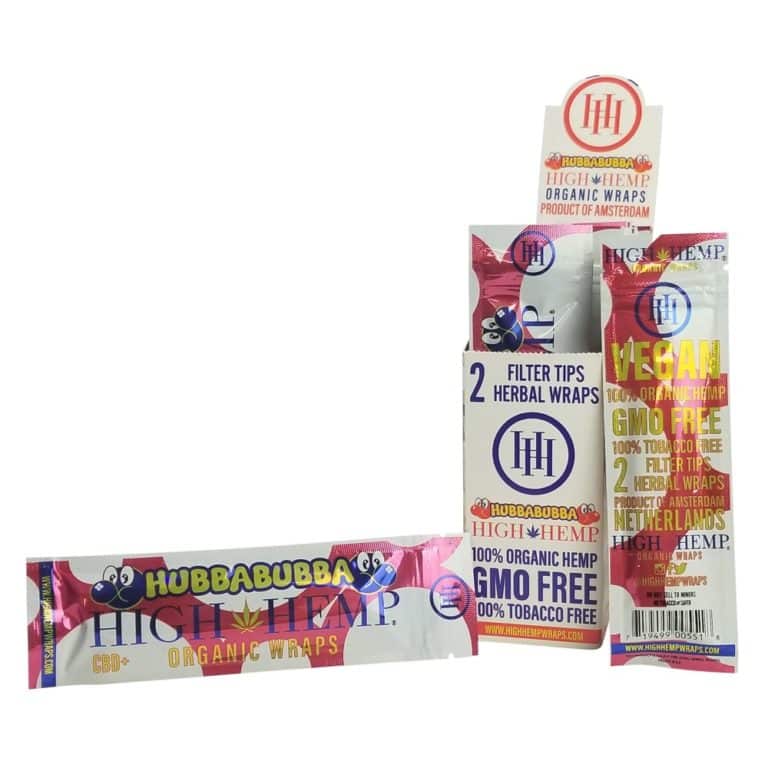 High Hemp Organic Wraps Hubba Bubba Smoke Cargo