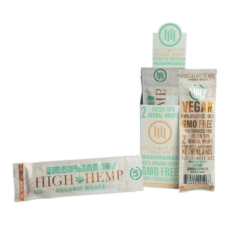 High Hemp Organic Wraps Maui Mango Smoke Cargo