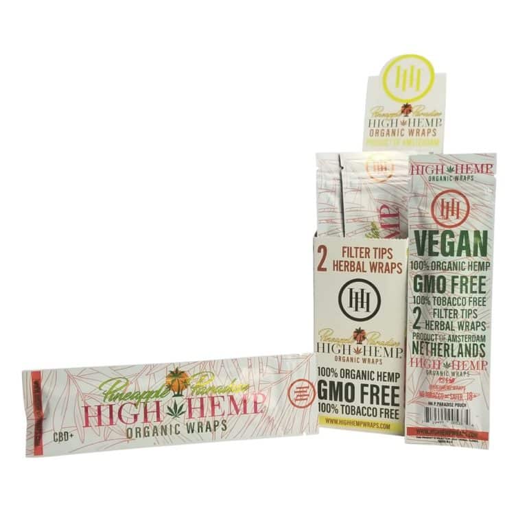 High Hemp Organic Wraps Pineapple Paradise Smoke Cargo