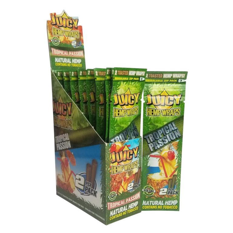 Juicy Jay's Hemp Wraps Tropical Passion Smoke Cargo