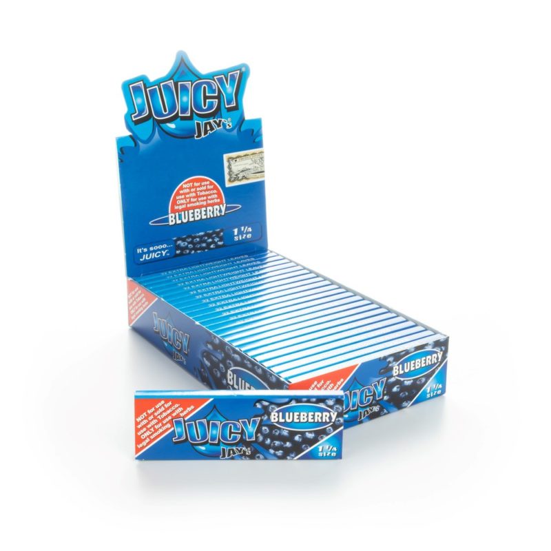 Juicy Jay's Rolling Papers Blueberry 1 1/4" Smoke Cargo