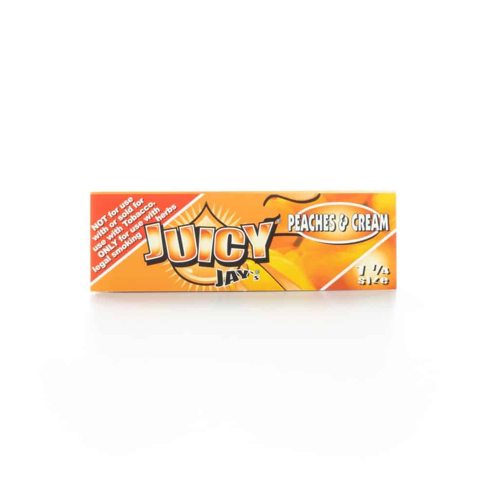 Juicy Jay's Rolling Papers - Peaches N Cream - 1 1/4"