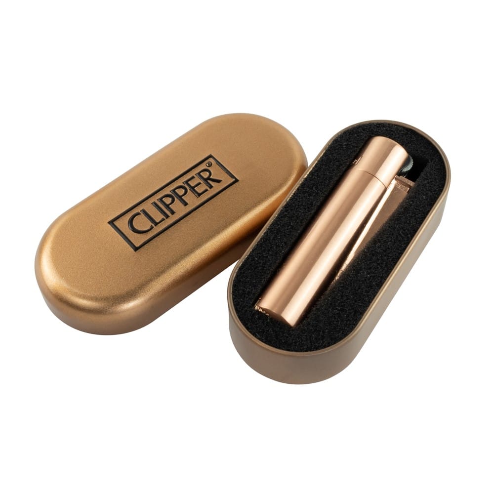 Metal Rose Gold Clipper Lighter