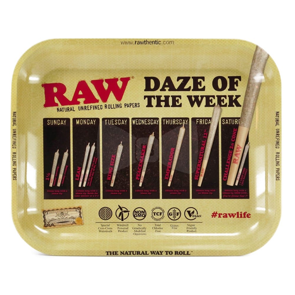 RAW Rolling Tray - Daze of the Week