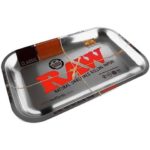 RAW Rolling Tray - Polished Chrome Metal