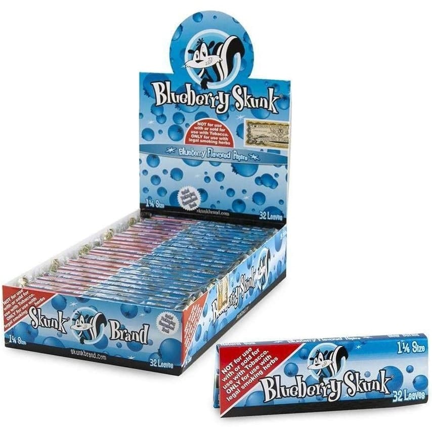 Skunk Rolling Papers - Blueberry - 1 1/4"