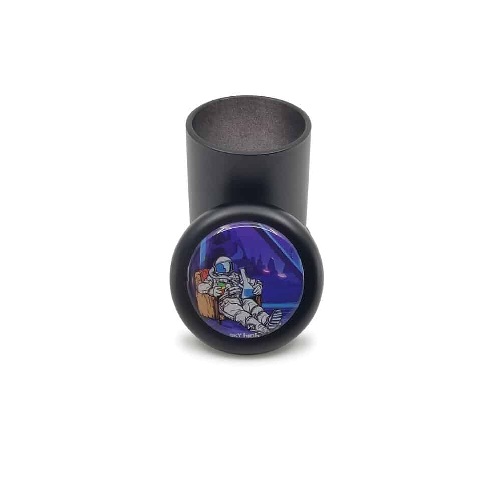 Sky High Black UV Storage Jar - Astronaut