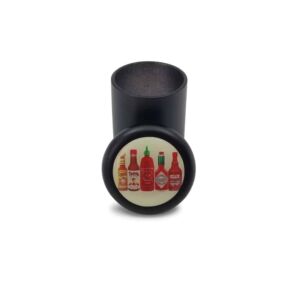 Sky High Black UV Storage Jar - Hot Sauce