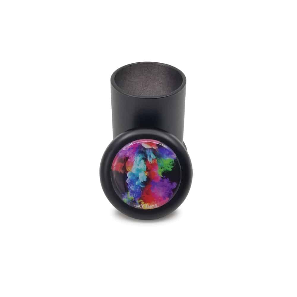 Sky High Black UV Storage Jar - Rainbow Ink