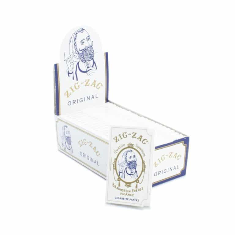 ZigZag Original White Rolling Papers Single Wide Smoke Cargo