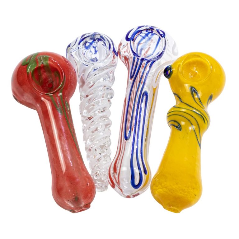 4" Glass Spoon Pipe Smoke Cargo