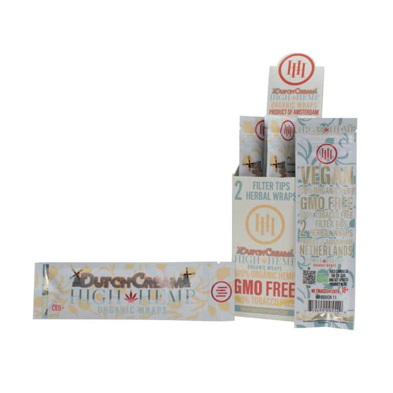 High Hemp Organic Wraps Dutch Cream Smoke Cargo