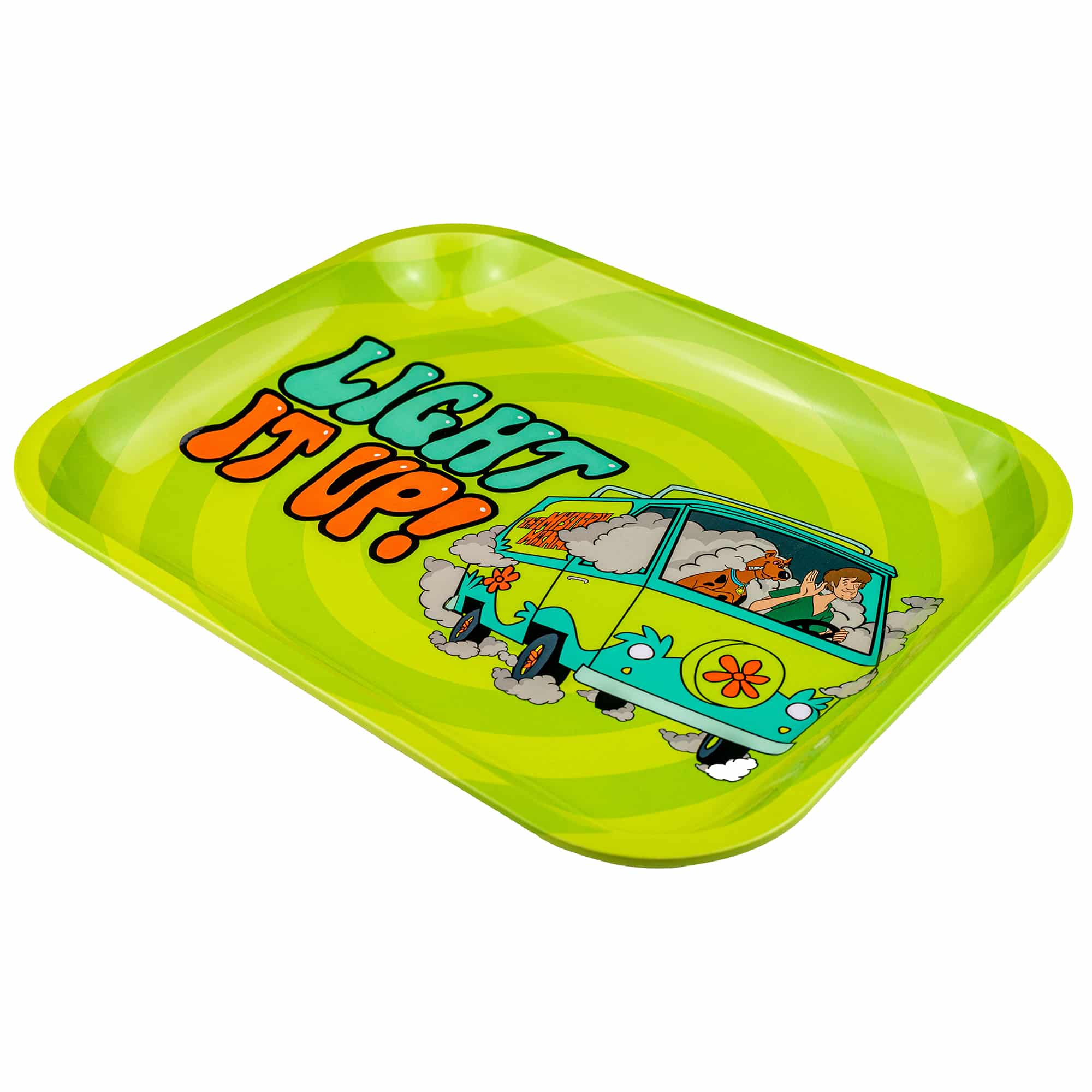 Puff Plate Light It Up  Scooby  Matching Tray & Grinder Set - Smoke Cargo