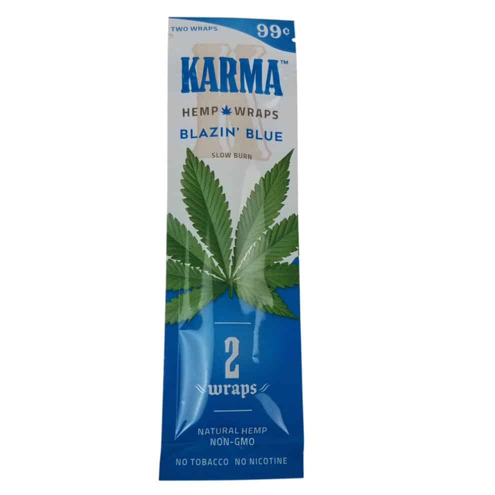 Karma Hemp Wraps Blazin' Blue Smoke Cargo