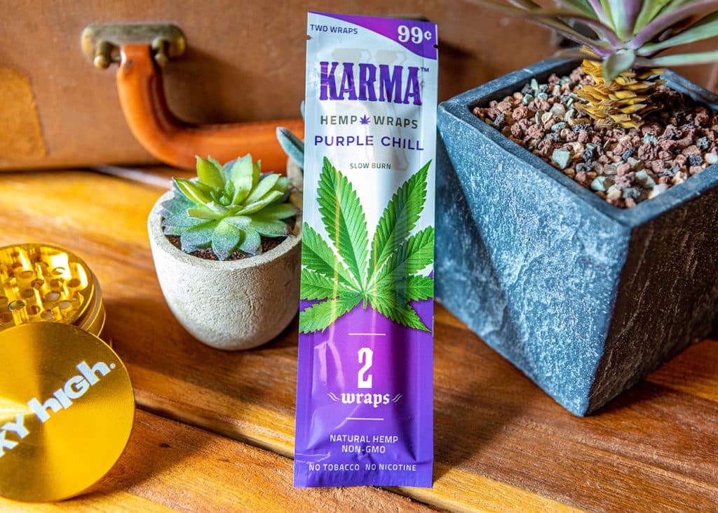 Karma Hemp Wraps Purple Chill Smoke Cargo