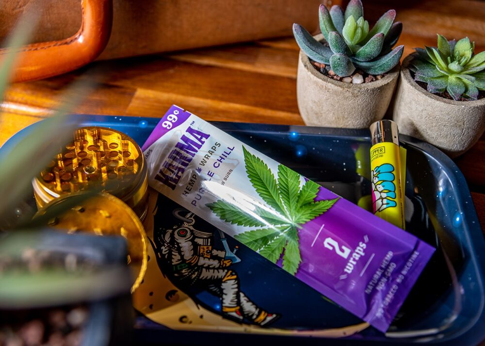Karma Hemp Wraps Purple Chill Smoke Cargo